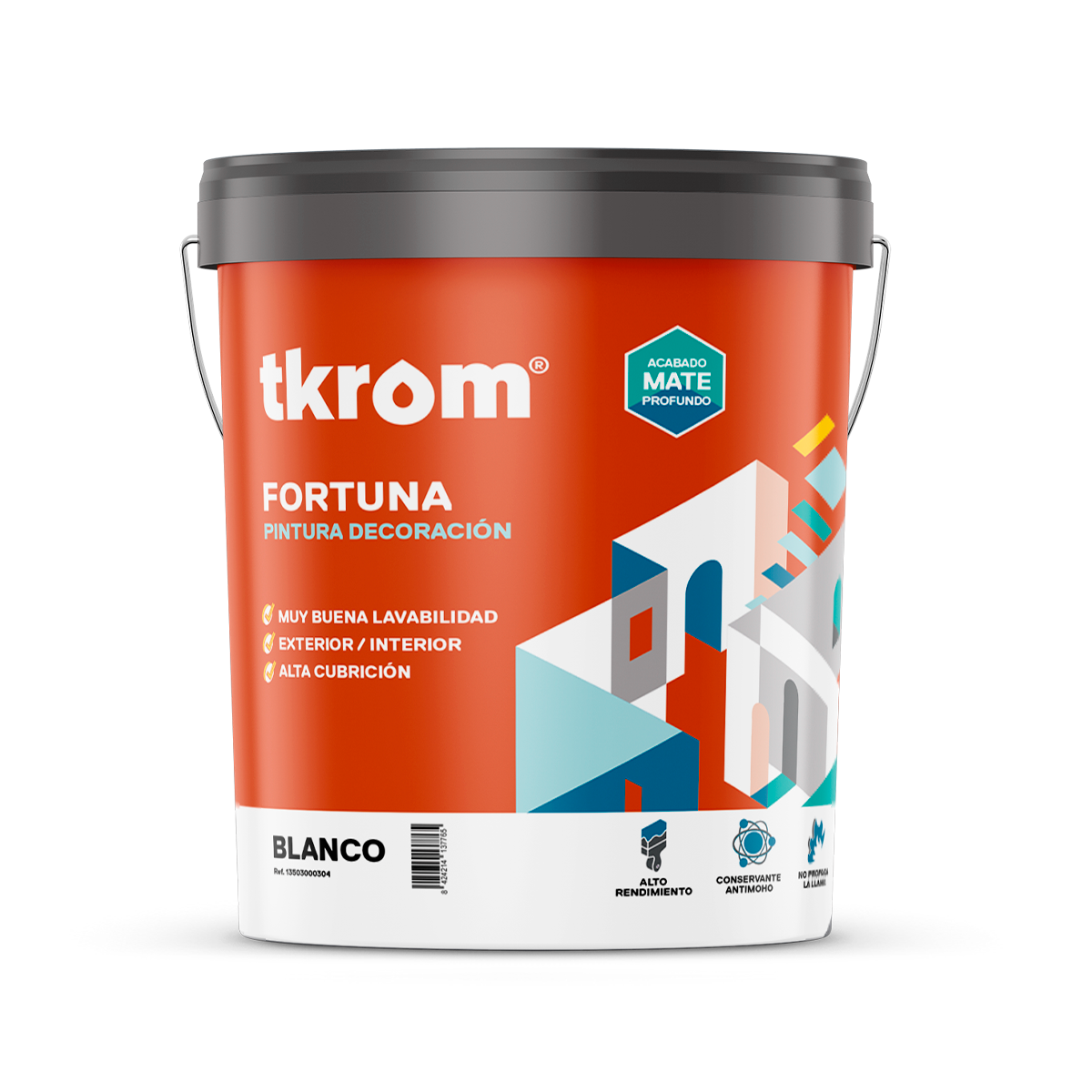 133_1200_1200 MATE FORTUNA PINTURA DECORACIÓN - Imagen 1