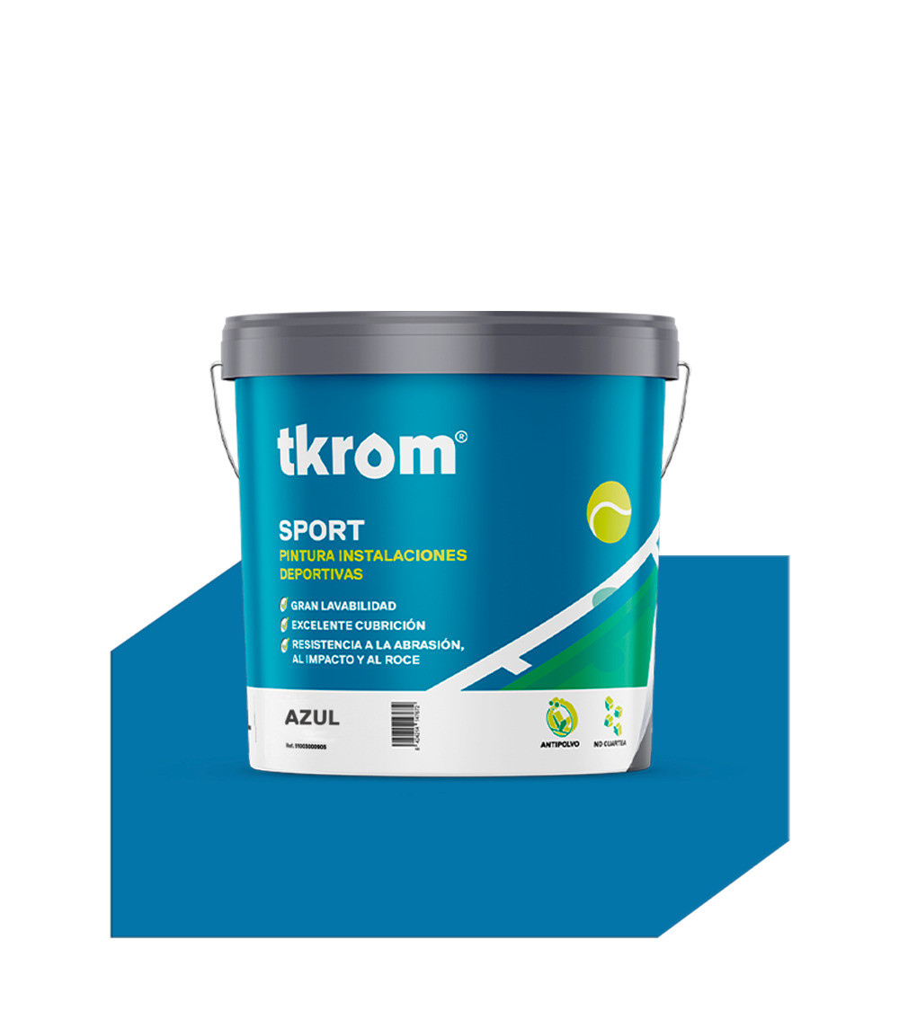 sport-color-azul-padel-620-4l PINTURA INST DEPOR M-70 TKROM AZUL PADEL - Imagen 1