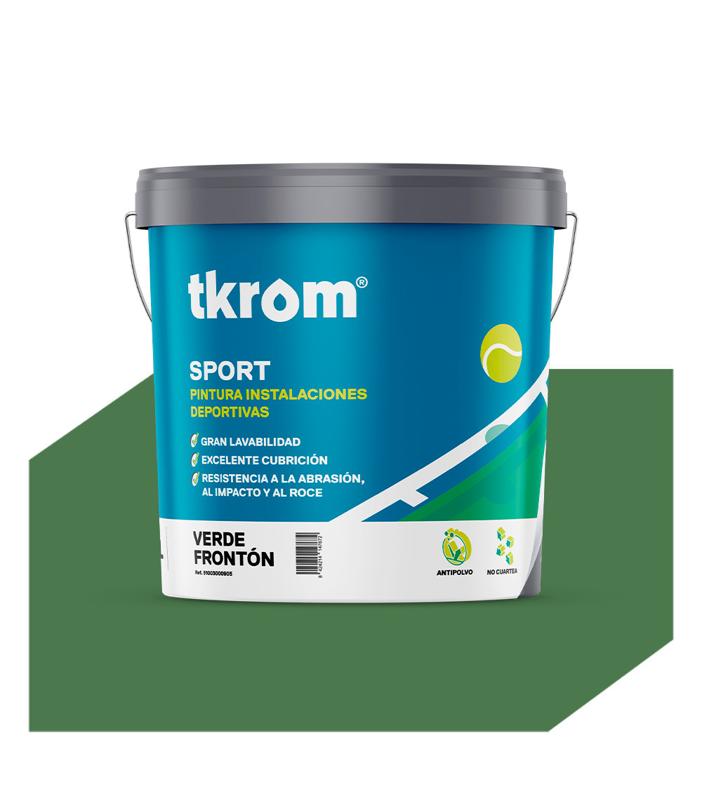 sport-color-verde-fronton-660-12l PINTURA INST DEPOR M-70 TKROM VERDE - Imagen 1